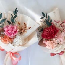 母親節禮物 乾燥花 永生花 康乃馨 盆花 母親節 花束 康乃馨花束