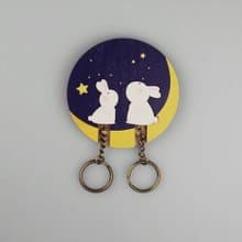 Key House 月兔 生日禮物 交換禮物 情人節禮物 聖誕禮物 鑰匙圈