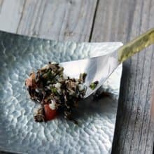 鎚目模様の真鍮サーバーレンゲ