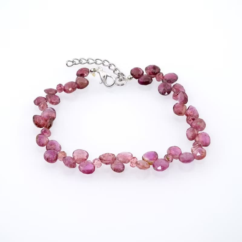 寶麗金珠寶-天然紅碧璽手鍊