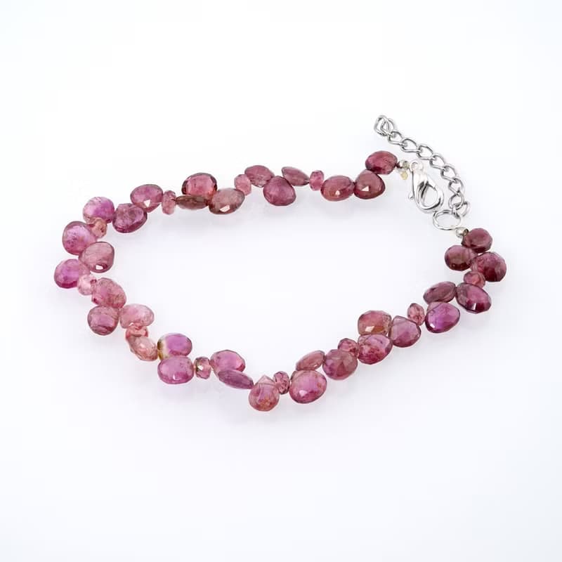 寶麗金珠寶-天然紅碧璽手鍊