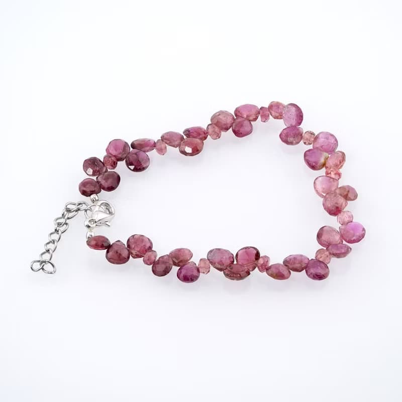 寶麗金珠寶-天然紅碧璽手鍊