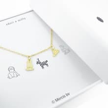 【Pinkoi x miffy】miffy逛動物園珍珠純銀手鏈