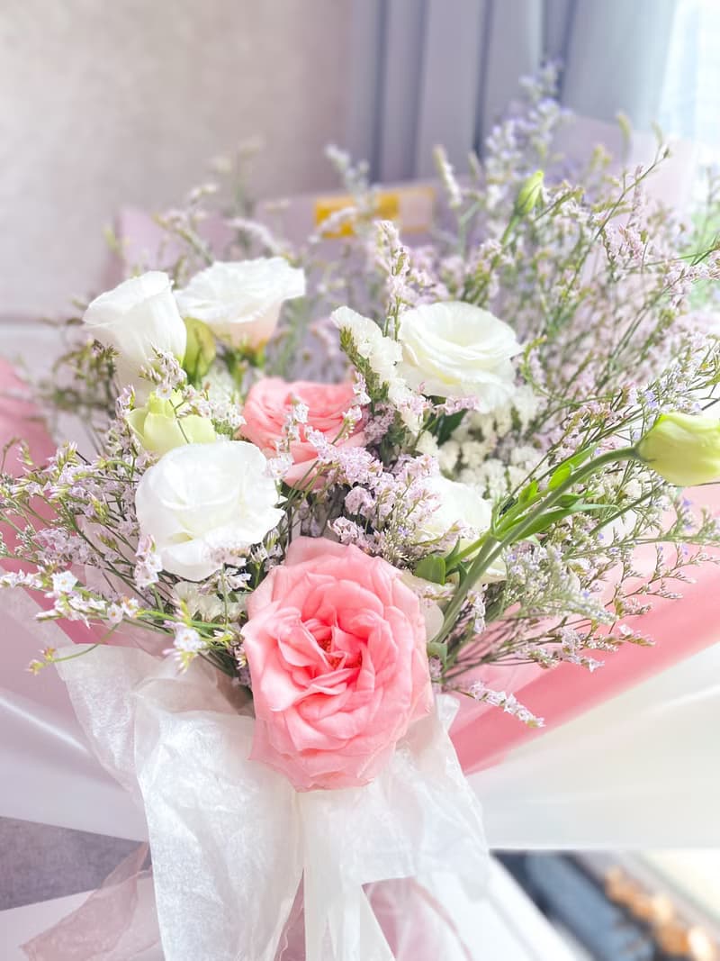 粉粉鮮花束