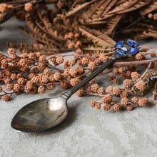 英國 老件 WAPW Vintage琺瑯下午茶茶匙