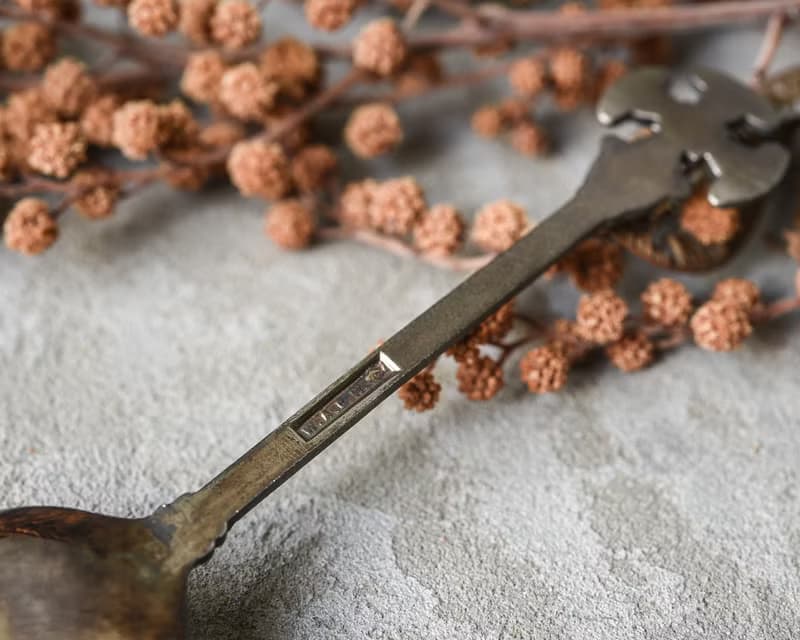 英國 老件 WAPW Vintage琺瑯下午茶茶匙