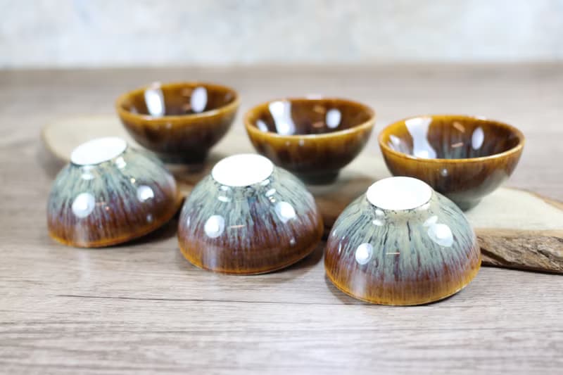 【送禮好物】紫戀 天目釉 圓滿六杯組 鶯歌名家葉敏祥作品