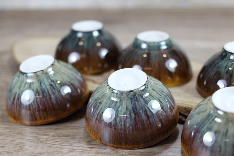 【送禮好物】紫戀 天目釉 圓滿六杯組 鶯歌名家葉敏祥作品