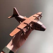 【手作DIY】展翅高飛 運輸機 玩具 組裝 交通工具 模型