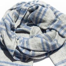 喀什米爾Cashmere 針織圍巾 純羊毛圍巾 手織圍巾 編織圍巾-法國
