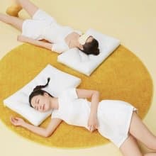 【免運】躺島波紋側睡枕家用成人軟枕低枕學生宿舍雙人薄枕