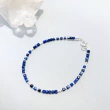 Ops Lapis lazuli Silver Bracelet-青金石/寶藍/純銀/寶石/手鍊