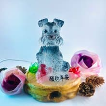 貴賓狗小夜燈  狗小夜燈 情人節禮物 母親節