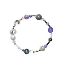 Orchid Gemstone Bracelet 054