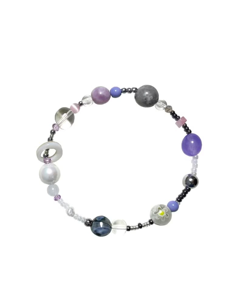 Orchid Gemstone Bracelet 054