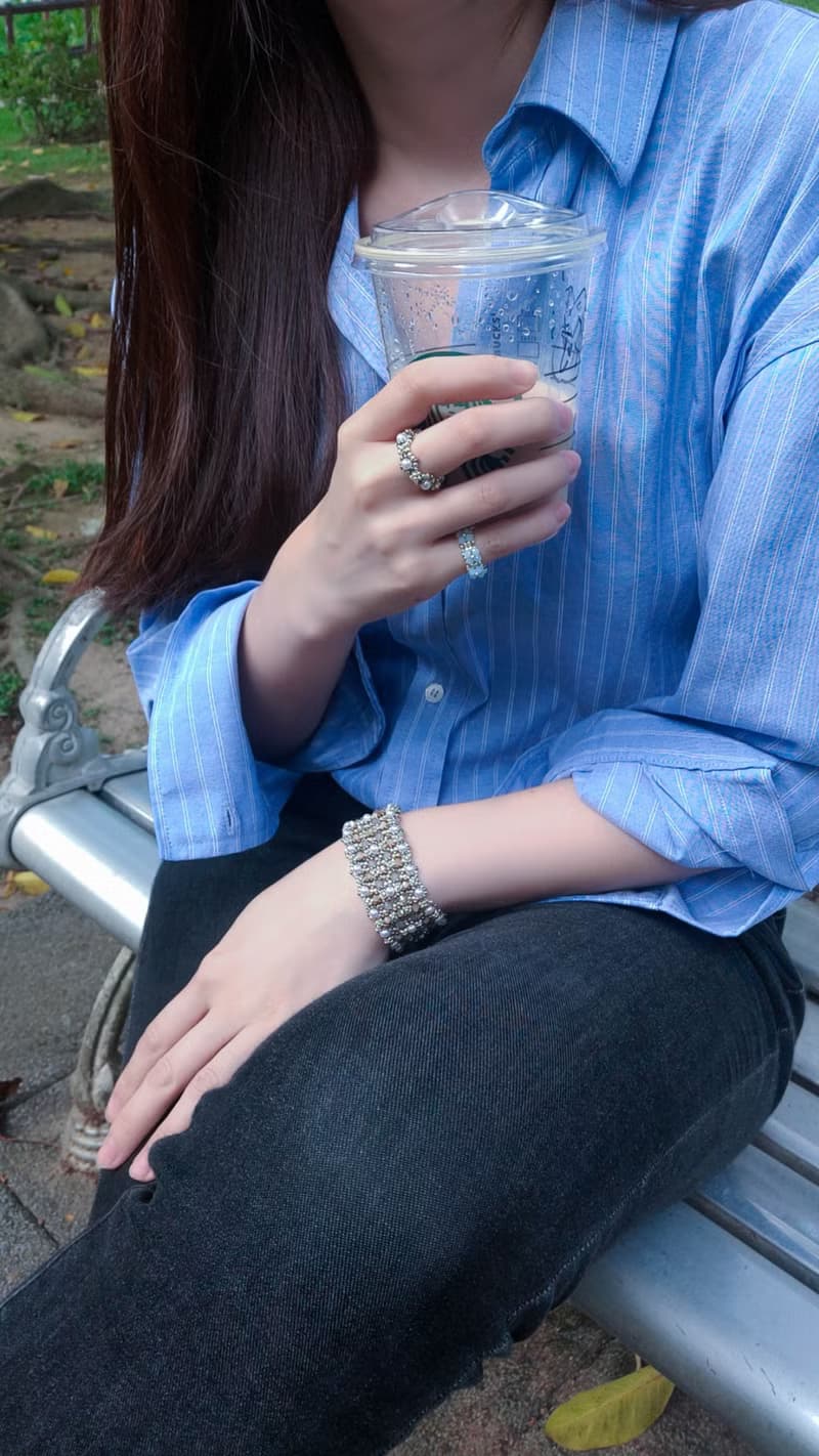 Samantha 戒指 - 手工編織珠寶