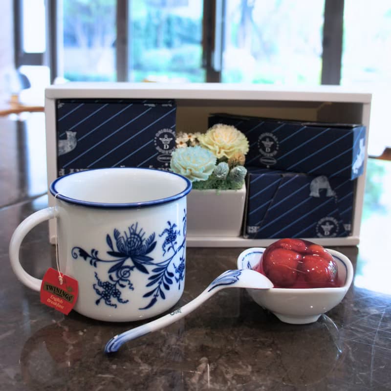 【獻給親愛的甜蜜午茶】歐洲原裝甜點餐具組+手工花