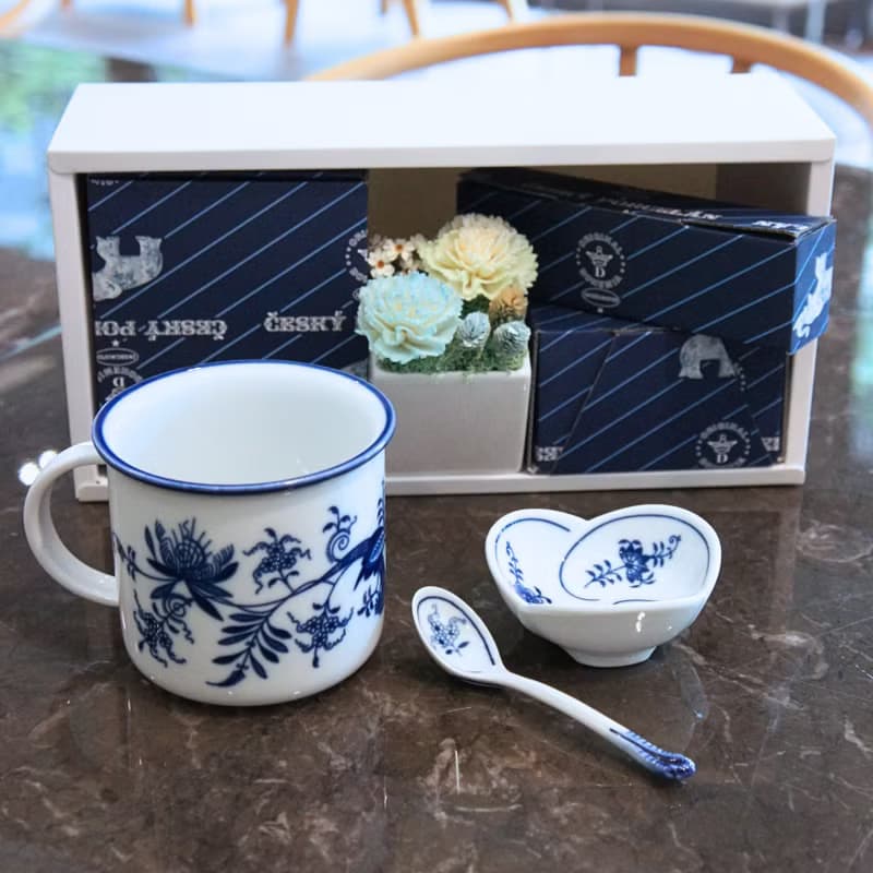 【獻給親愛的甜蜜午茶】歐洲原裝甜點餐具組+手工花