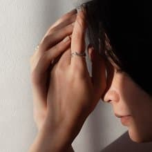 【送禮首選最佳禮物】純粹銀白枝枒 純銀 開口戒