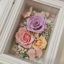 美好時光|永生花相框 母親節 謝師花禮 畢業 結婚 生日 退休 升遷