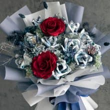 大型花束/錢花花束/鈔票花束/錢花束/有錢花/永生花花束/生日花束
