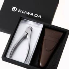 SUWADA日本職人指甲剪-經典款L-真皮收納禮盒組
