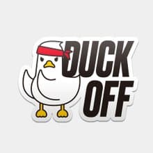 Duck Off 大可不必 防水貼紙組合 可貼筆電 行李箱 汽機車 167