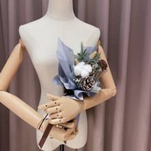 棉花松果乾燥花束 棉花花束 畢業禮物 生日禮物 聖誕禮物