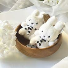 BON TON TOYS Miffy米菲兔鑰匙圈-圍巾兔 10cm