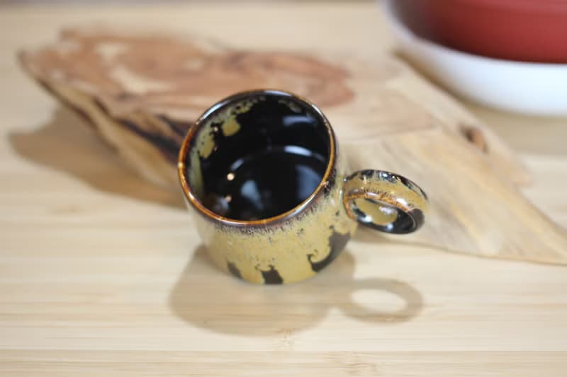 【送禮好物】80ml 流沙 天目流釉 小緣杯 咖啡分享杯 鶯歌製