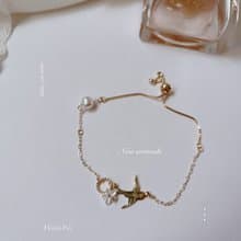 手作/幸福花與燕子手鏈