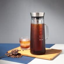 買就送 CP玻璃馬克杯丨Driver 冷熱兩用茶/咖啡冷萃壺-1000ml