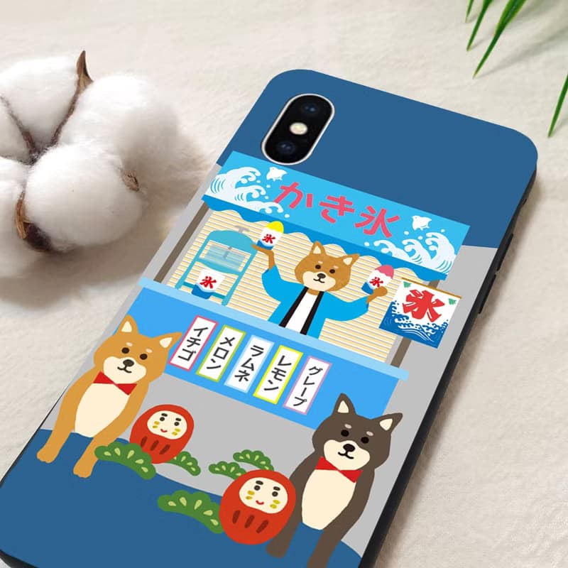 柴犬賣冰 手機殼