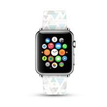 白雲石紋幾何圖案 Apple Watch 真皮手錶帶 38 40 42 44 mm -307