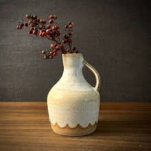 【 小丸花器 】 牛奶瓶樣   小花器 花瓶