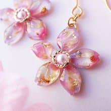 桜フラワーピアスorイヤリング
