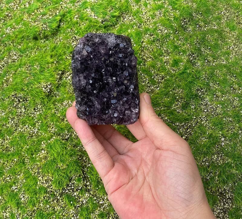 天然原礦四方來財滿天星紫晶鎮 紫晶簇 紫水晶 家居 辦公室 擺件