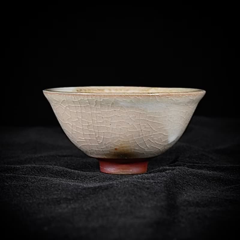 手作柴燒志野小茶碗JC074