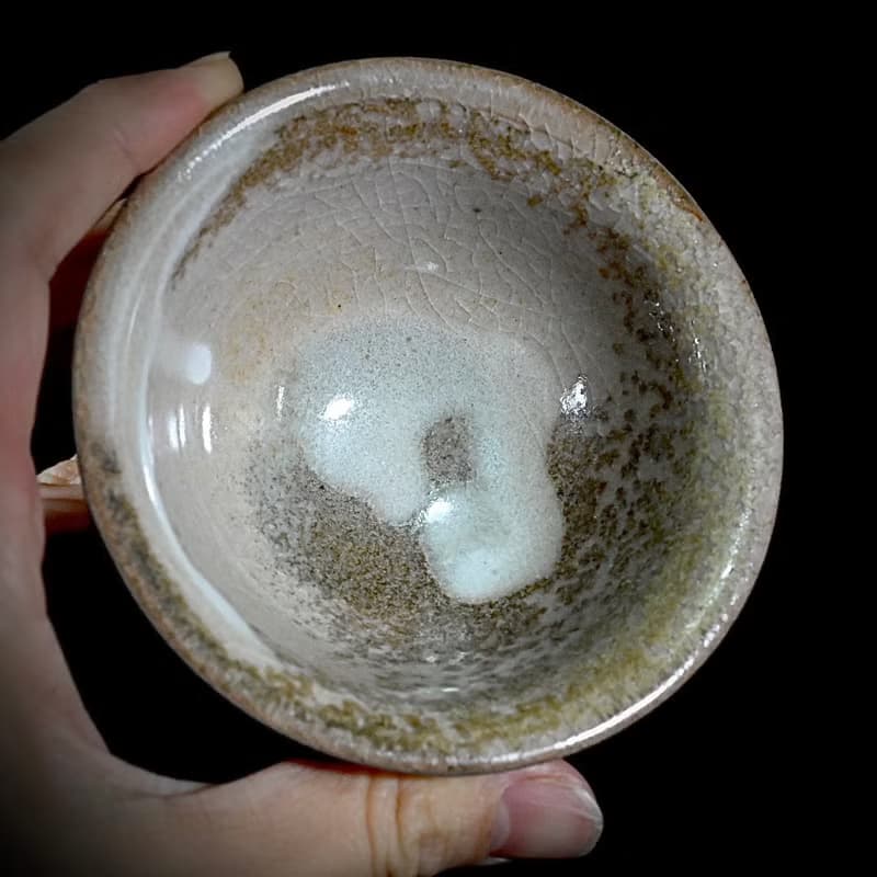 手作柴燒志野小茶碗JC074