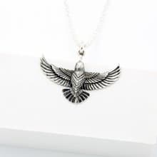 【Angel & Me】老鷹 展翅 翱翔 飛鳥 s925 純銀項鍊 生日禮物