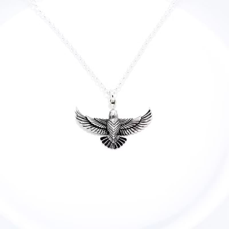 【Angel & Me】老鷹 展翅 翱翔 飛鳥 s925 純銀項鍊 生日禮物