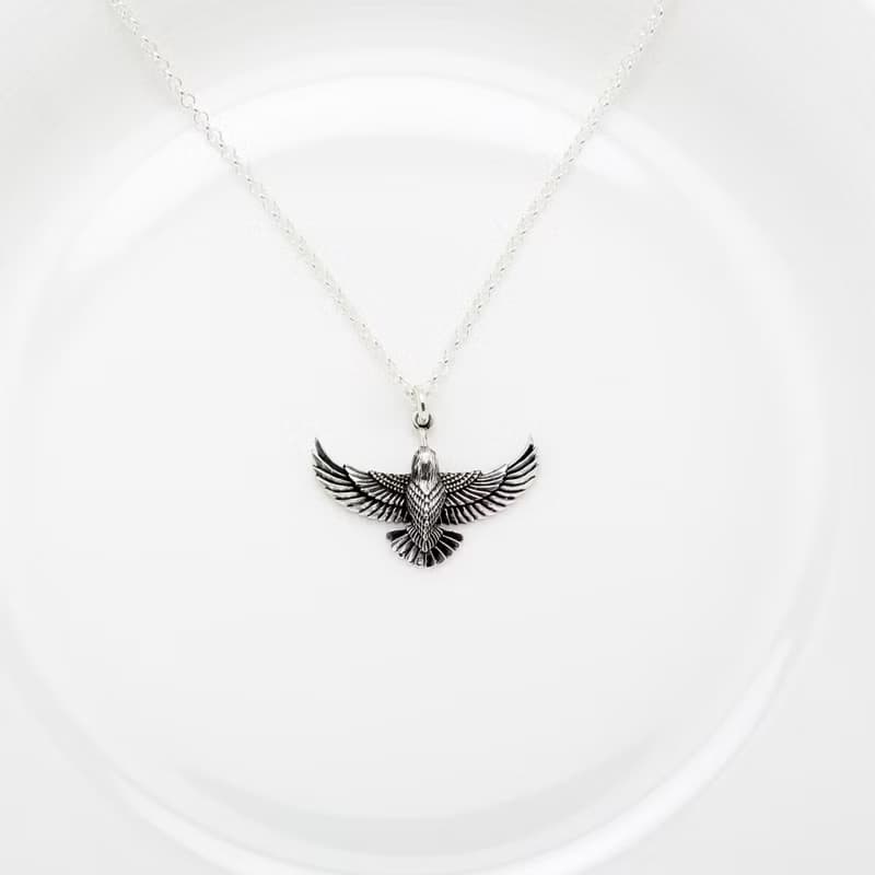 【Angel & Me】老鷹 展翅 翱翔 飛鳥 s925 純銀項鍊 生日禮物