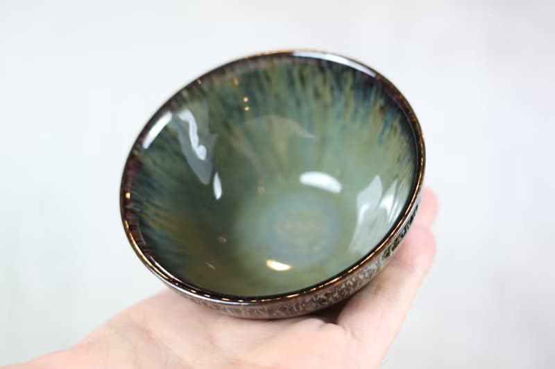 【送禮好物】森林 天目釉茶杯 茶碗 鶯歌陶藝名家葉敏祥作品