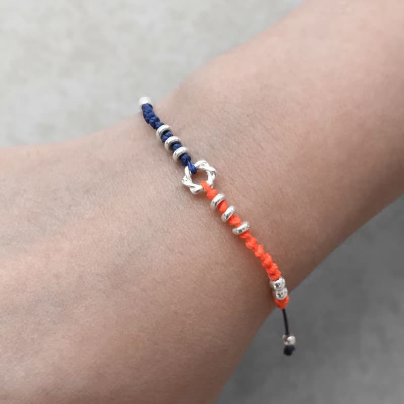 925純銀星星手鍊  | 愛情手繩 | 姻緣手鍊 | 純銀手鍊|宇宙手鍊