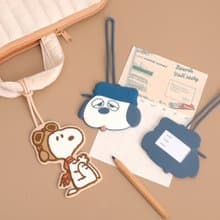 Peanuts史努比矽膠行李吊牌-Snoopy Olaf行李箱掛牌 綁帶 旅行配