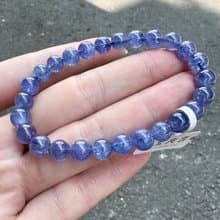 小精品透體濃色坦桑石丹泉石7mm16.6g水晶提升專注力正能量旺人緣