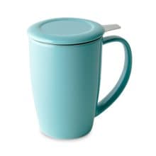 【節日送禮】美國FORLIFE圓滑/ 濾網泡茶杯組-湖水藍