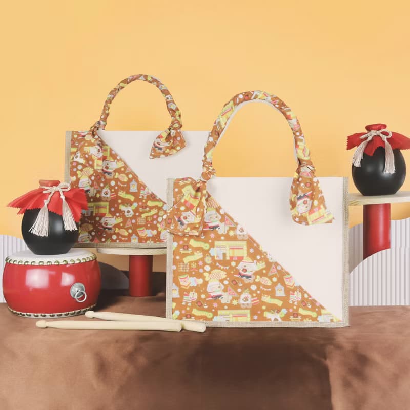 可可大王舞醉龍絲巾包