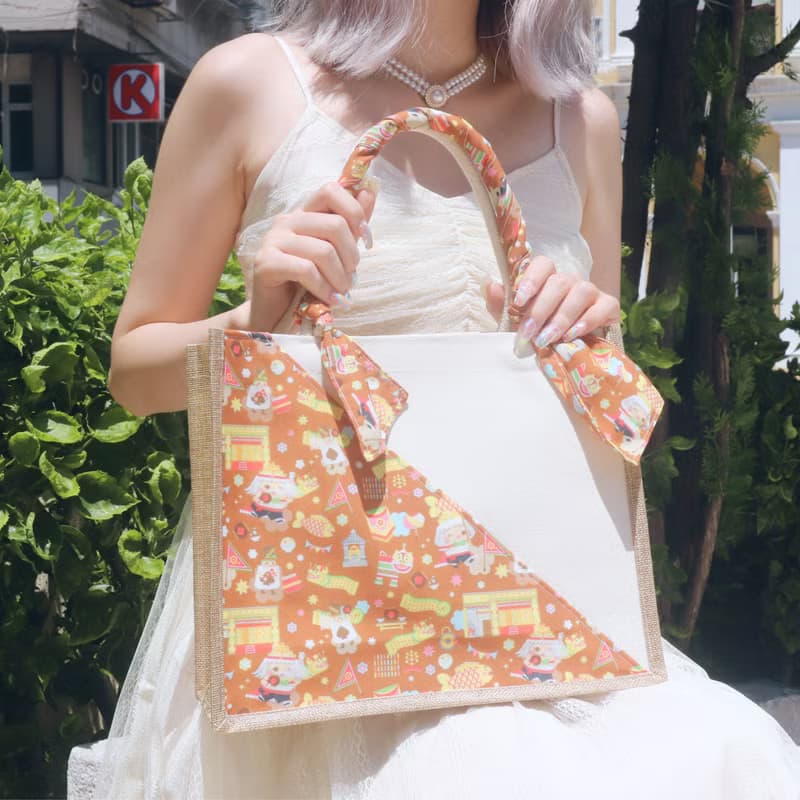 可可大王舞醉龍絲巾包