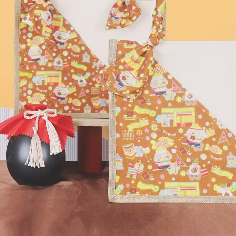 可可大王舞醉龍絲巾包